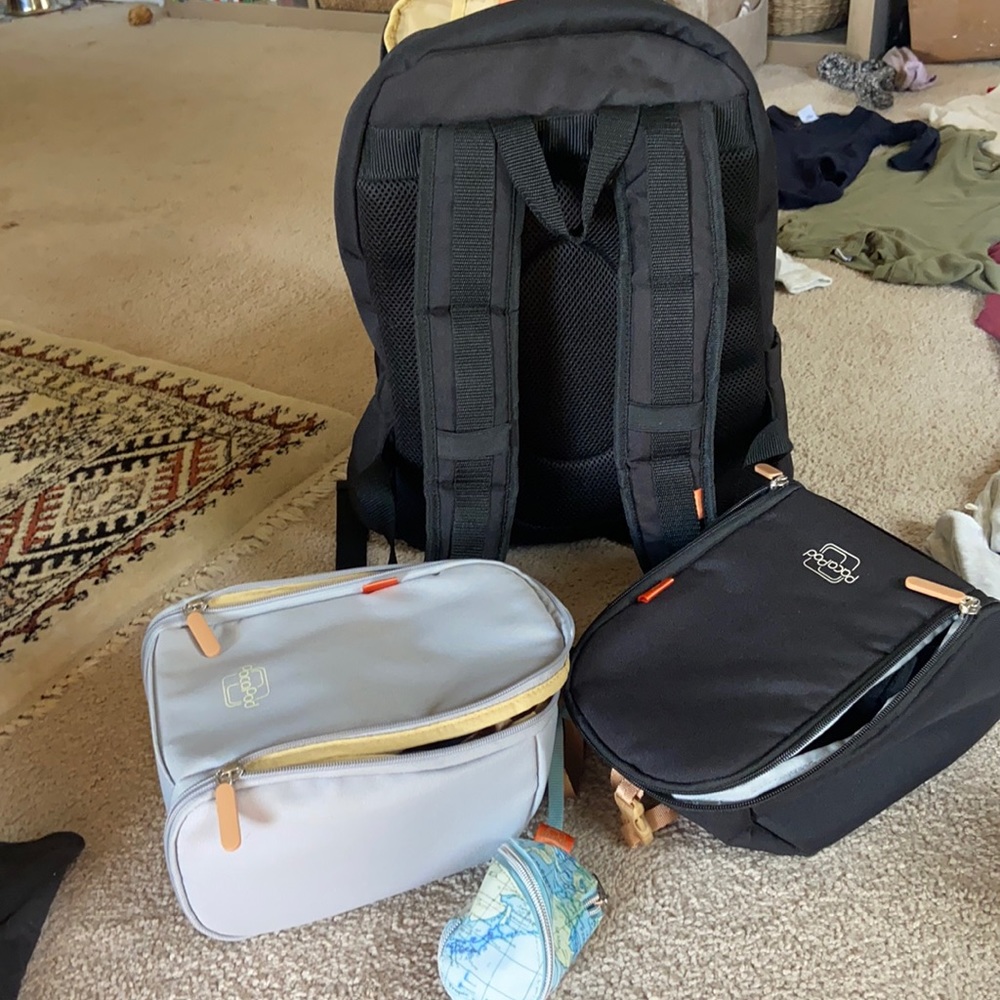 Pacapod diaper backpack black
